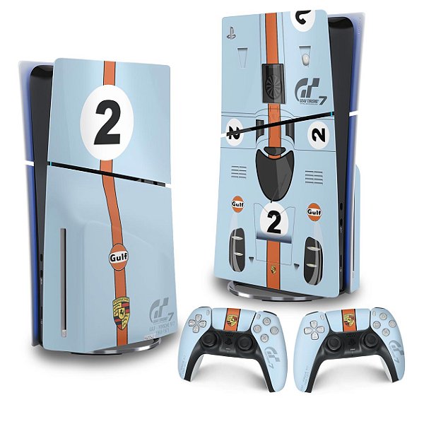 Skin PS5 Slim Vertical - Gran Turismo 7