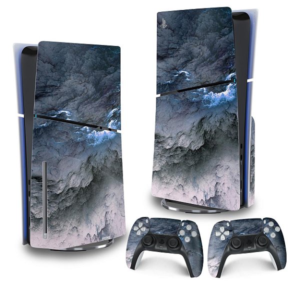 Skin PS5 Slim Vertical - Abstrato #91