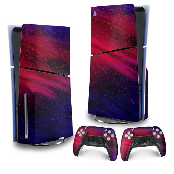 Skin PS5 Slim Vertical - Abstrato #101