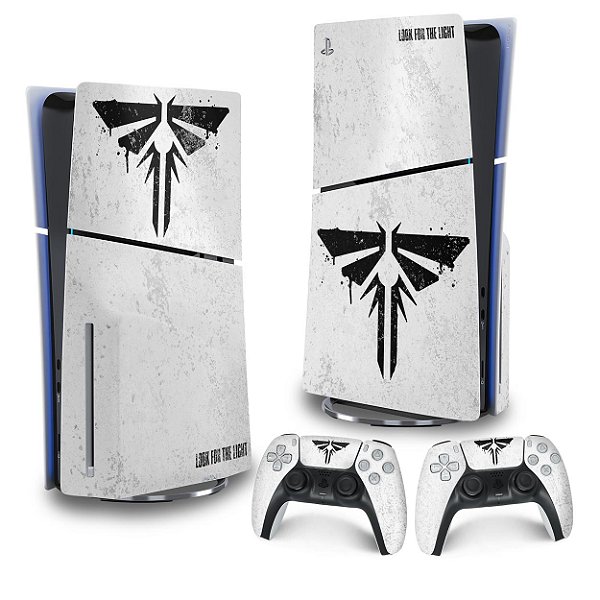 Skin PS5 Slim Vertical - The Last Of Us Firefly
