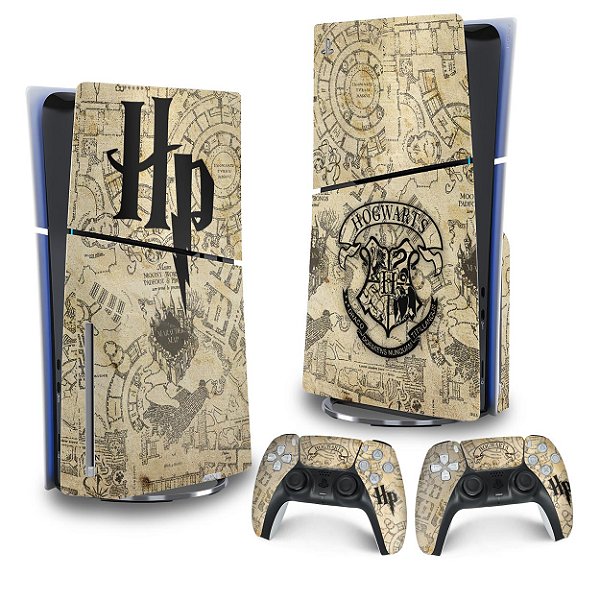 Skin PS5 Slim Vertical - Harry Potter