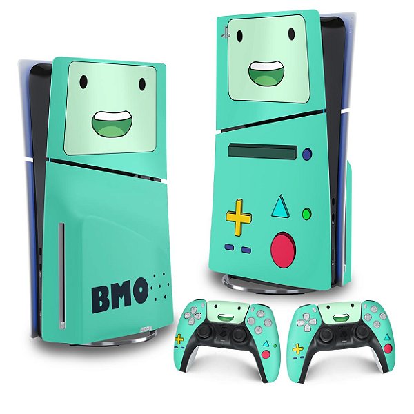 Skin PS5 Slim Vertical - BMO Hora de Aventura