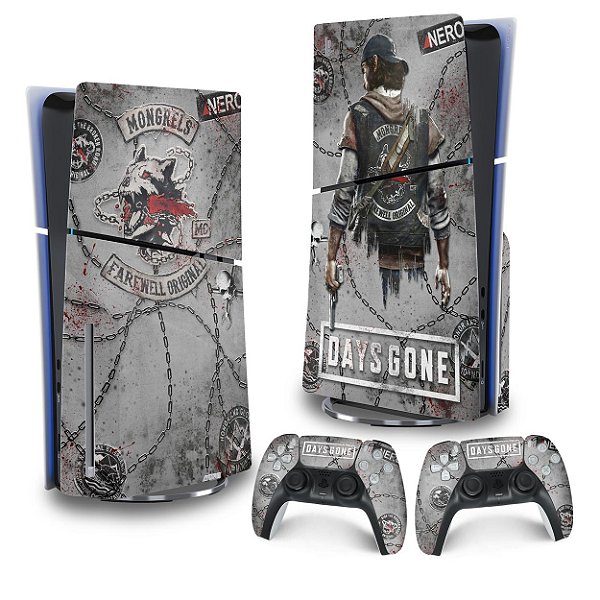 Skin PS5 Slim Vertical - Days Gone