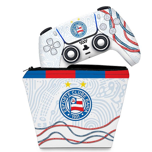 KIT Capa Case e Skin PS5 Controle - Bahia A
