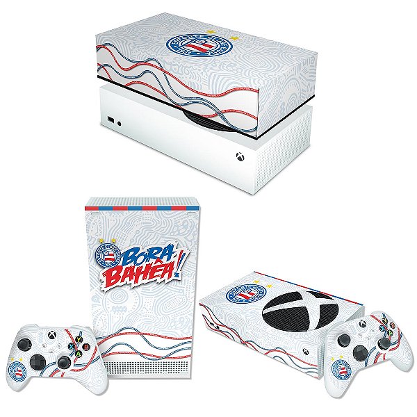 KIT Xbox Series S Skin Anti Bolha e Capa Anti Poeira - Bahia A