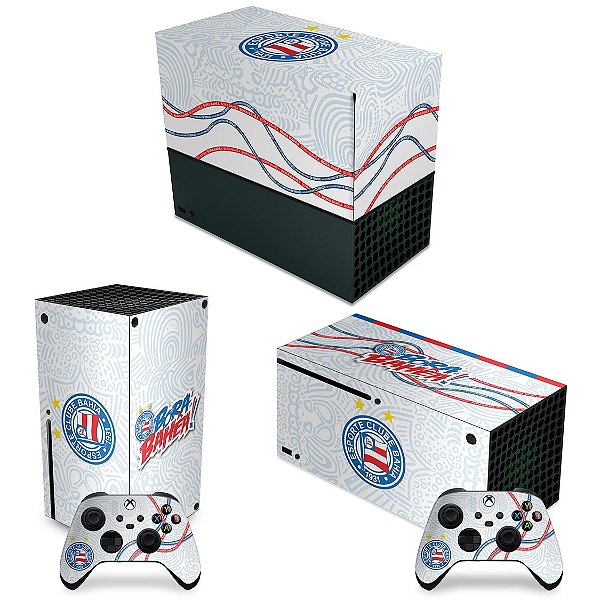 KIT Xbox Series X Capa Anti Poeira e Skin Anti Bolha - Bahia A
