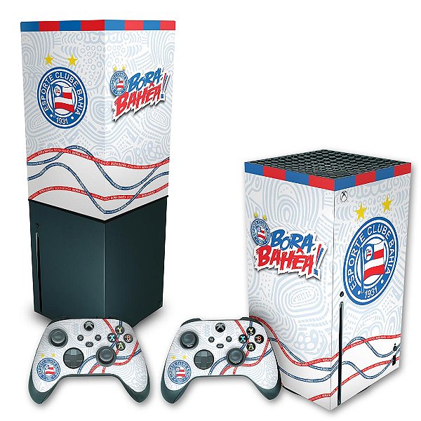 KIT Xbox Series X Skin Anti Bolha e Capa Anti Poeira - Bahia A
