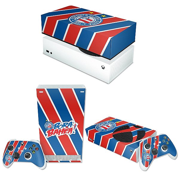 KIT Xbox Series S Skin Anti Bolha e Capa Anti Poeira - Bahia B