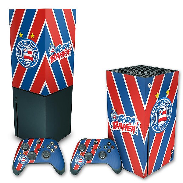 KIT Xbox Series X Skin Anti Bolha e Capa Anti Poeira - Bahia B