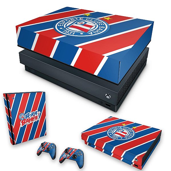 KIT Xbox One X Skin Anti Bolha e Capa Anti Poeira - Bahia B