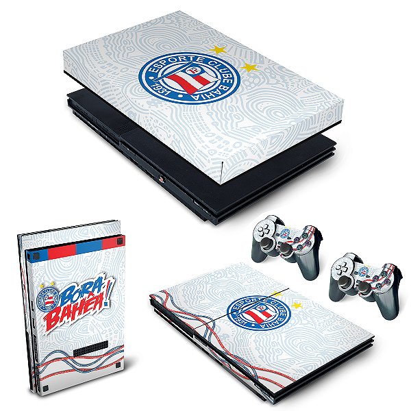 Capa Anti Poeira e Skin PS2 Slim - Bahia A