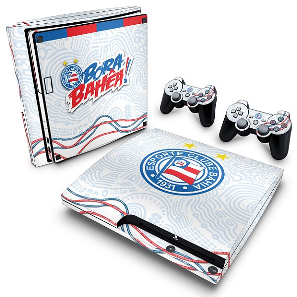 Skin PS3 Slim Adesivo Anti Bolha - Bahia A