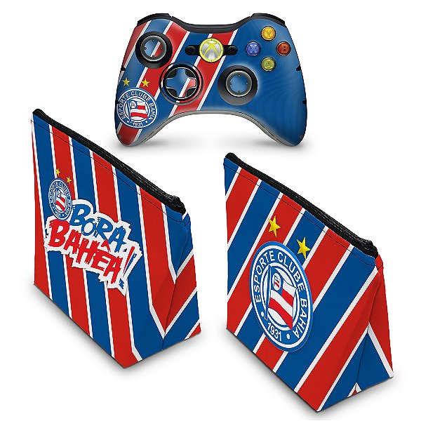 Capa Case e Skin Xbox 360 Controle - Bahia B