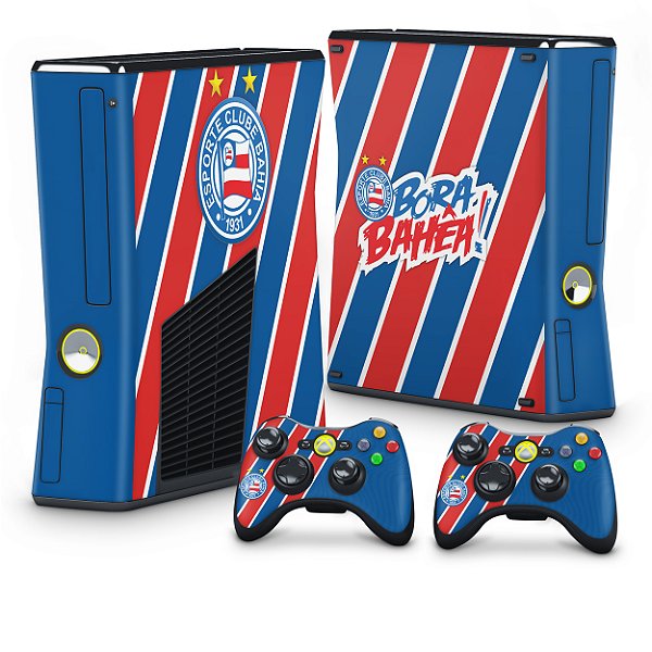 Skin Xbox 360 Slim Adesivo Anti Bolha - Bahia B