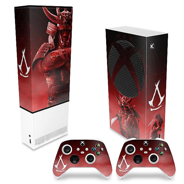 KIT Xbox Series S Capa Anti Poeira e Skin - Assassin's Creed Shadows