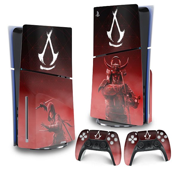 Skin PS5 Slim Vertical - Assassin's Creed Shadows