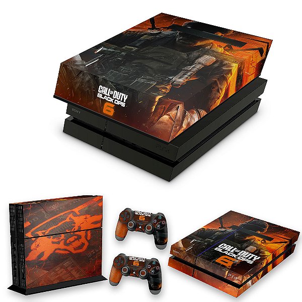 KIT PS4 Fat Skin e Capa Anti Poeira - Call of Duty Black Ops 6