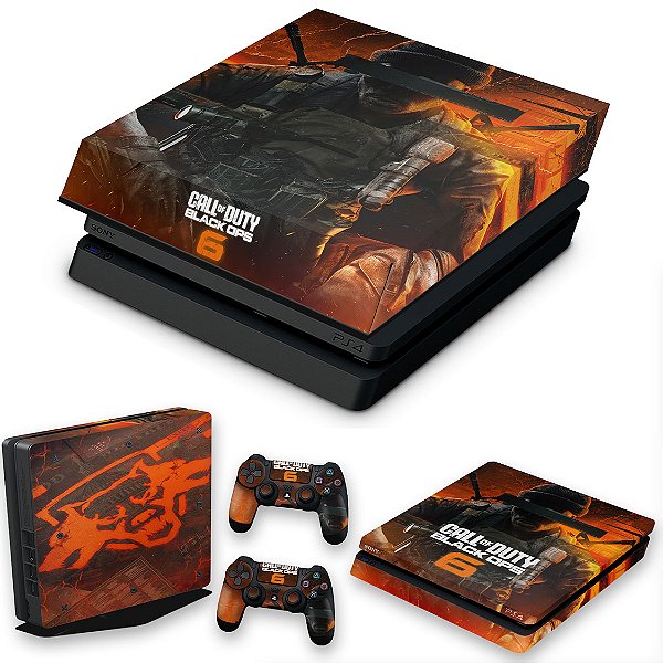 KIT PS4 Slim Skin e Capa Anti Poeira - Call of Duty Black Ops 6