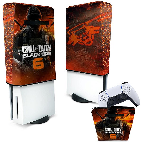 KIT Capa PS5 Fat e Case Controle - Call of Duty Black Ops 6