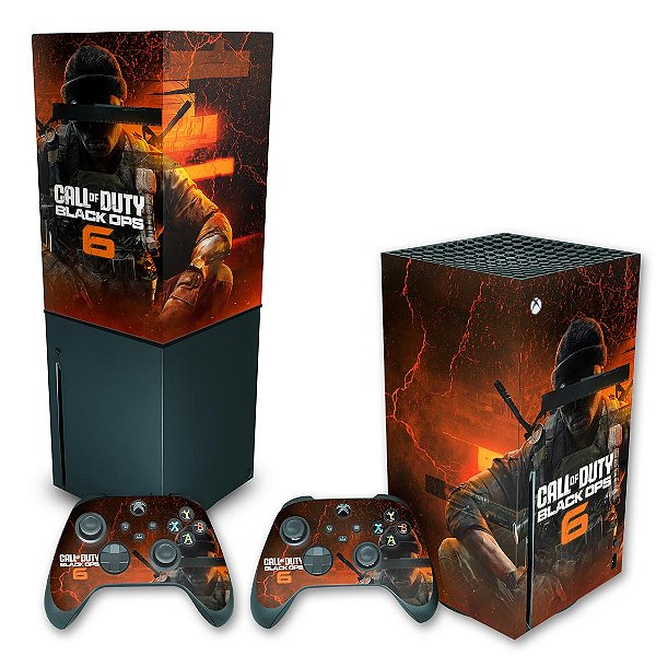 KIT Xbox Series X Skin e Capa Anti Poeira - Call of Duty Black Ops 6