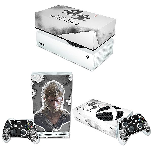 KIT Xbox Series S Skin e Capa Anti Poeira - Black Myth: Wukong