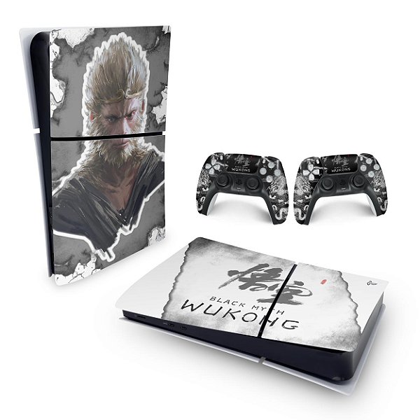 Skin PS5 Slim Horizontal - Black Myth: Wukong