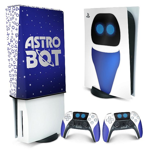 KIT PS5 Fat Skin e Capa Anti Poeira - Modelo 193