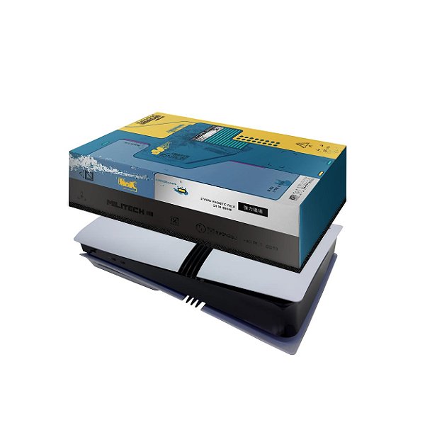 PS5 Pro Capa Anti Poeira Horizontal - Cyberpunk 2077 Bundle