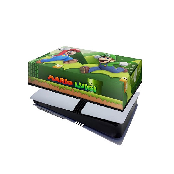 PS5 Pro Capa Anti Poeira Horizontal - Super Mario