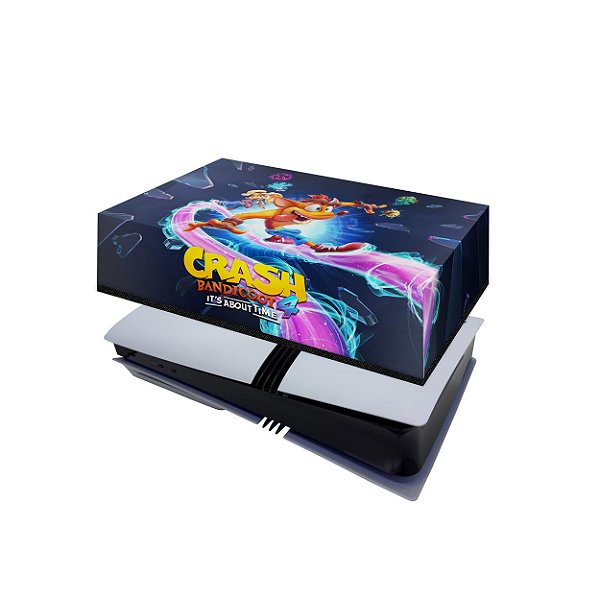 PS5 Pro Capa Anti Poeira Horizontal - Crash Bandicoot 4