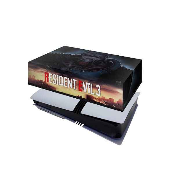 PS5 Pro Capa Anti Poeira Horizontal - Resident Evil 3 Remake