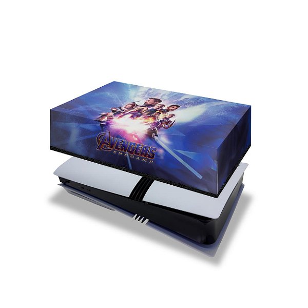 PS5 Pro Capa Anti Poeira Horizontal - Vingadores Ultimato Endgame