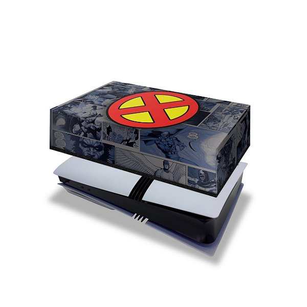 PS5 Pro Capa Anti Poeira Horizontal - X-Men Comics