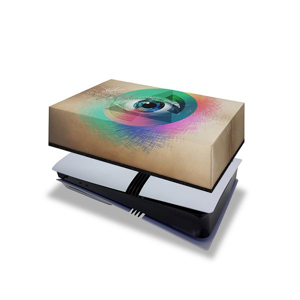 PS5 Pro Capa Anti Poeira Horizontal - Abstrato #89