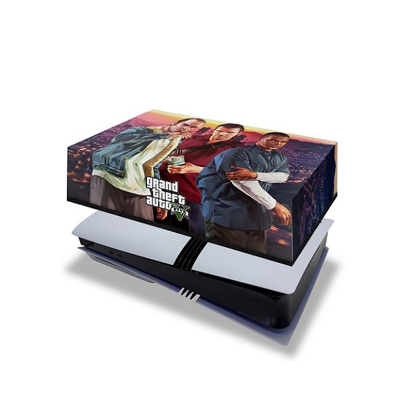 PS5 Pro Capa Anti Poeira Horizontal - GTA V