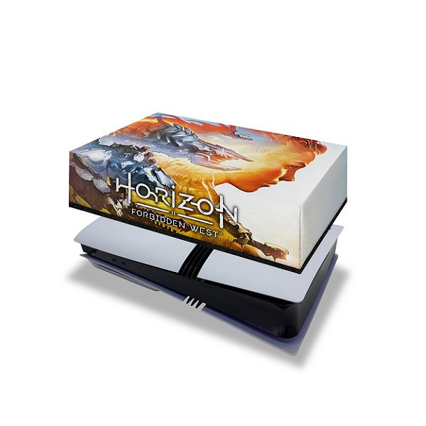 PS5 Pro Capa Anti Poeira Horizontal - Horizon Forbidden West