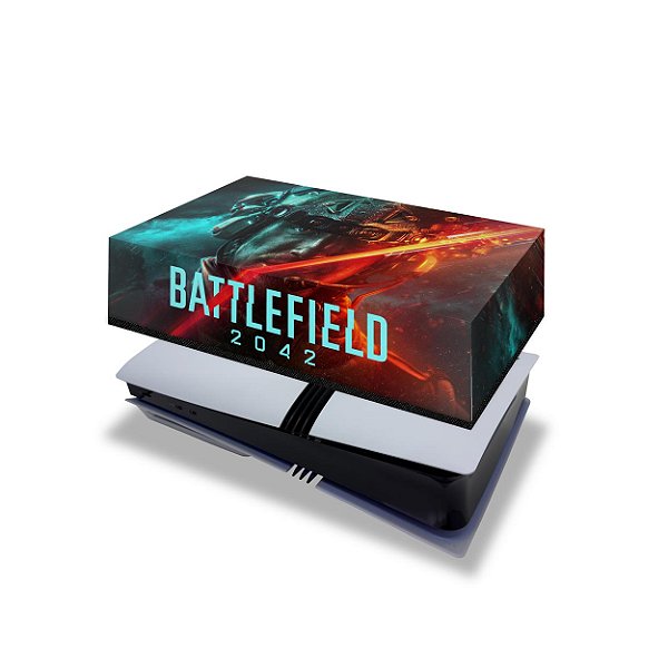 PS5 Pro Capa Anti Poeira Horizontal - Battlefield 2042