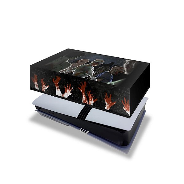 PS5 Pro Capa Anti Poeira Horizontal - Zombie Zumbi The Walking