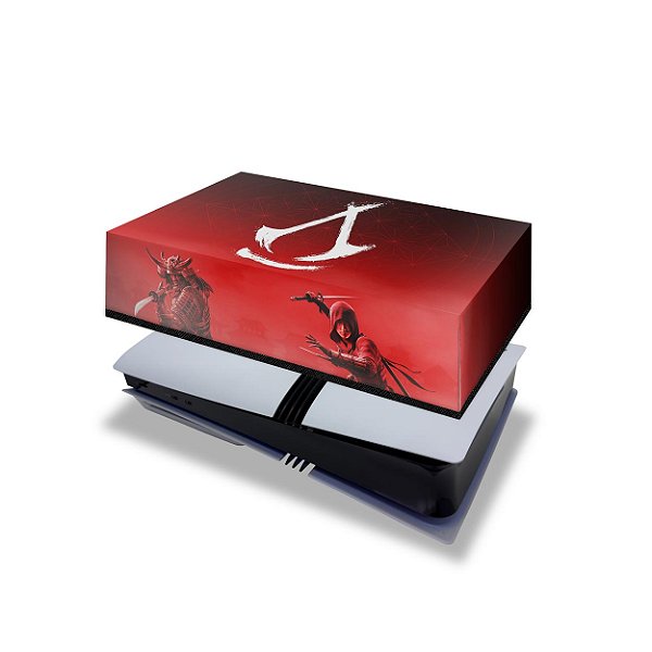 PS5 Pro Capa Anti Poeira Horizontal - Assassin's Creed Shadows