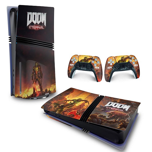 Skin PS5 Pro Horizontal - Doom Eternal