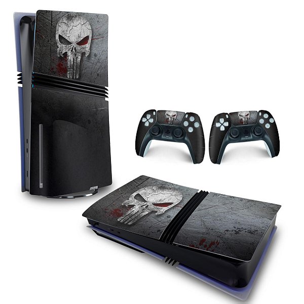 Skin PS5 Pro Horizontal - The Punisher Justiceiro