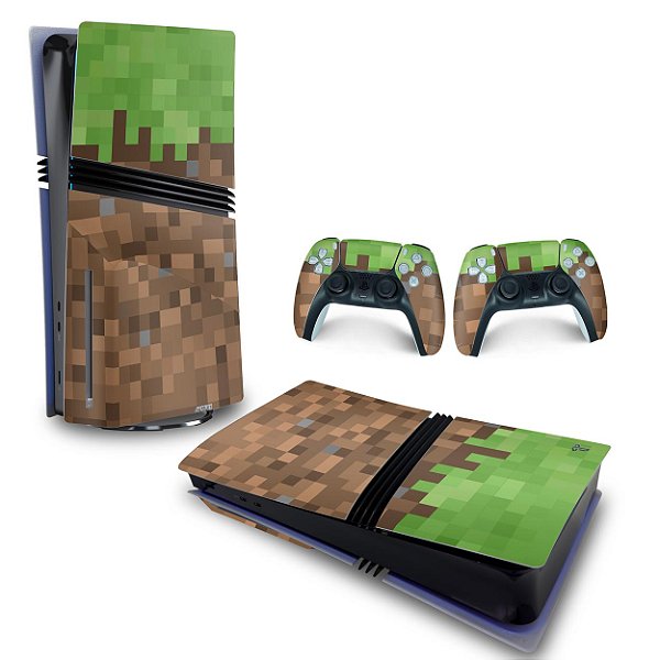 Skin PS5 Pro Horizontal - Minecraft