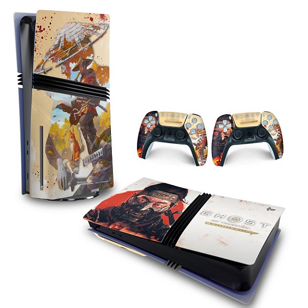 Skin PS5 Pro Horizontal - Ghost Of Tsushima Director's Cut