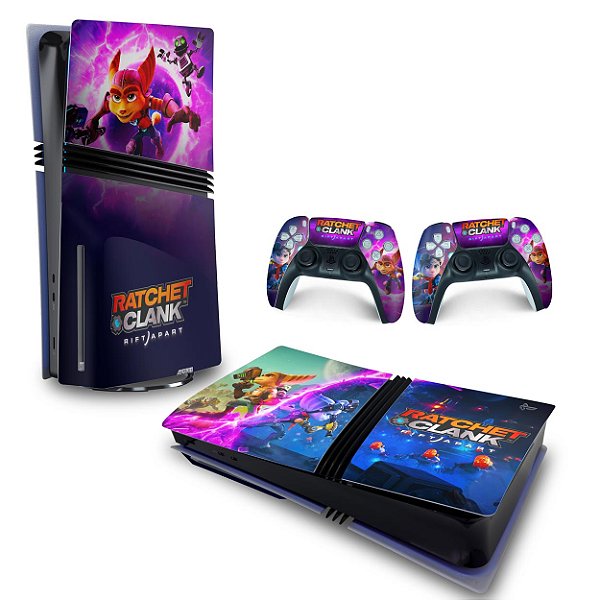 Skin PS5 Pro Horizontal - Ratchet & Clank Rift Apart