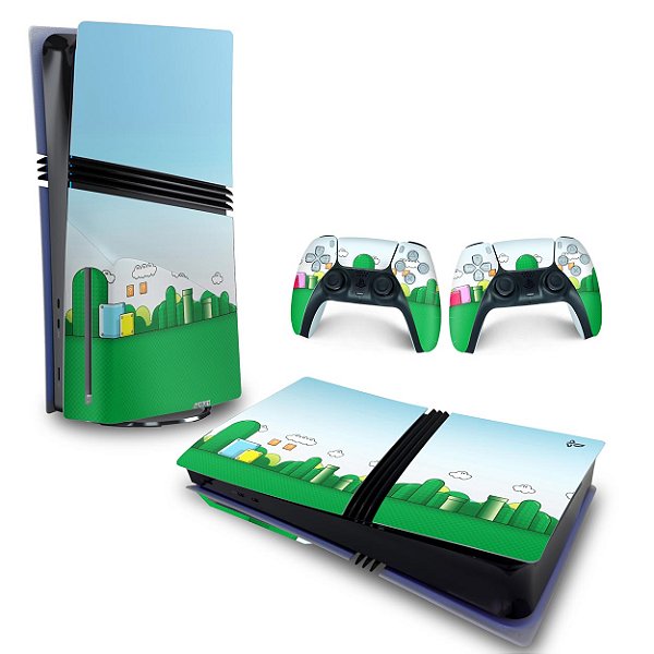 Skin PS5 Pro Horizontal - Super Mario Bros