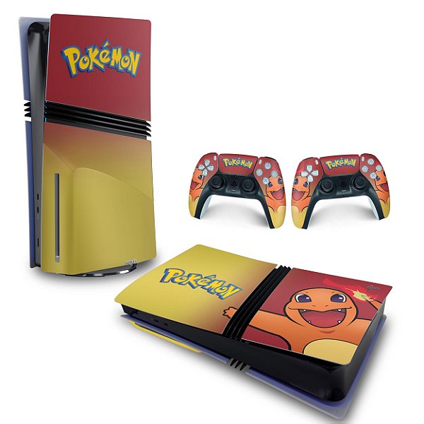 Skin PS5 Pro Horizontal - Pokemon Charmander