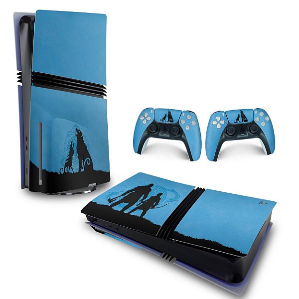 Skin PS5 Pro Horizontal - God of War Ragnarok Edition