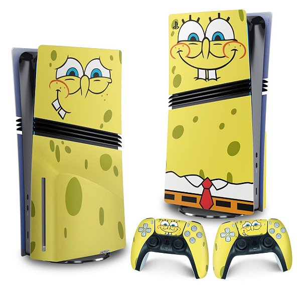 Skin PS5 Pro Vertical - Bob Esponja