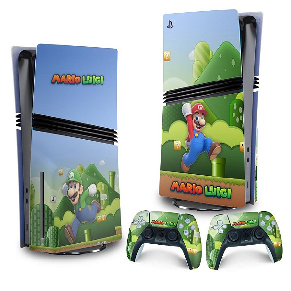 Skin PS5 Pro Vertical - Super Mario