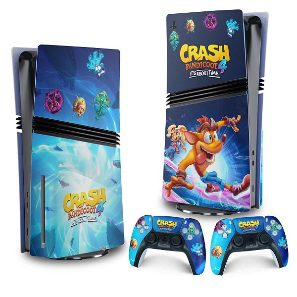 Skin PS5 Pro Vertical - Crash Bandicoot 4